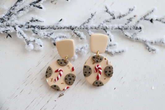 Candy Cane and Cookies #2 Earrings