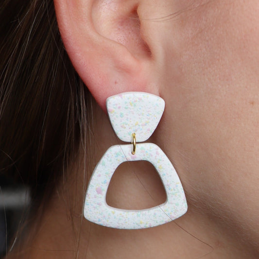 Pastel Splatter Earrings