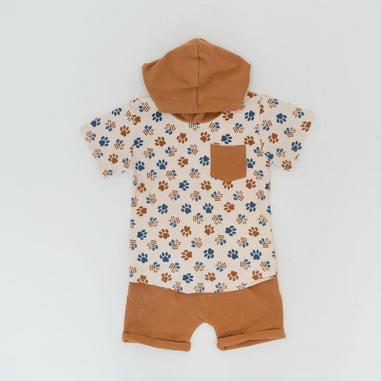 Paw Print USA Two Piece Outfit