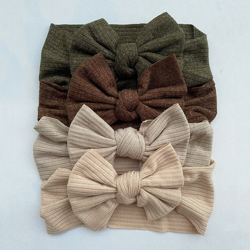 Wide Band Head Band with Bow